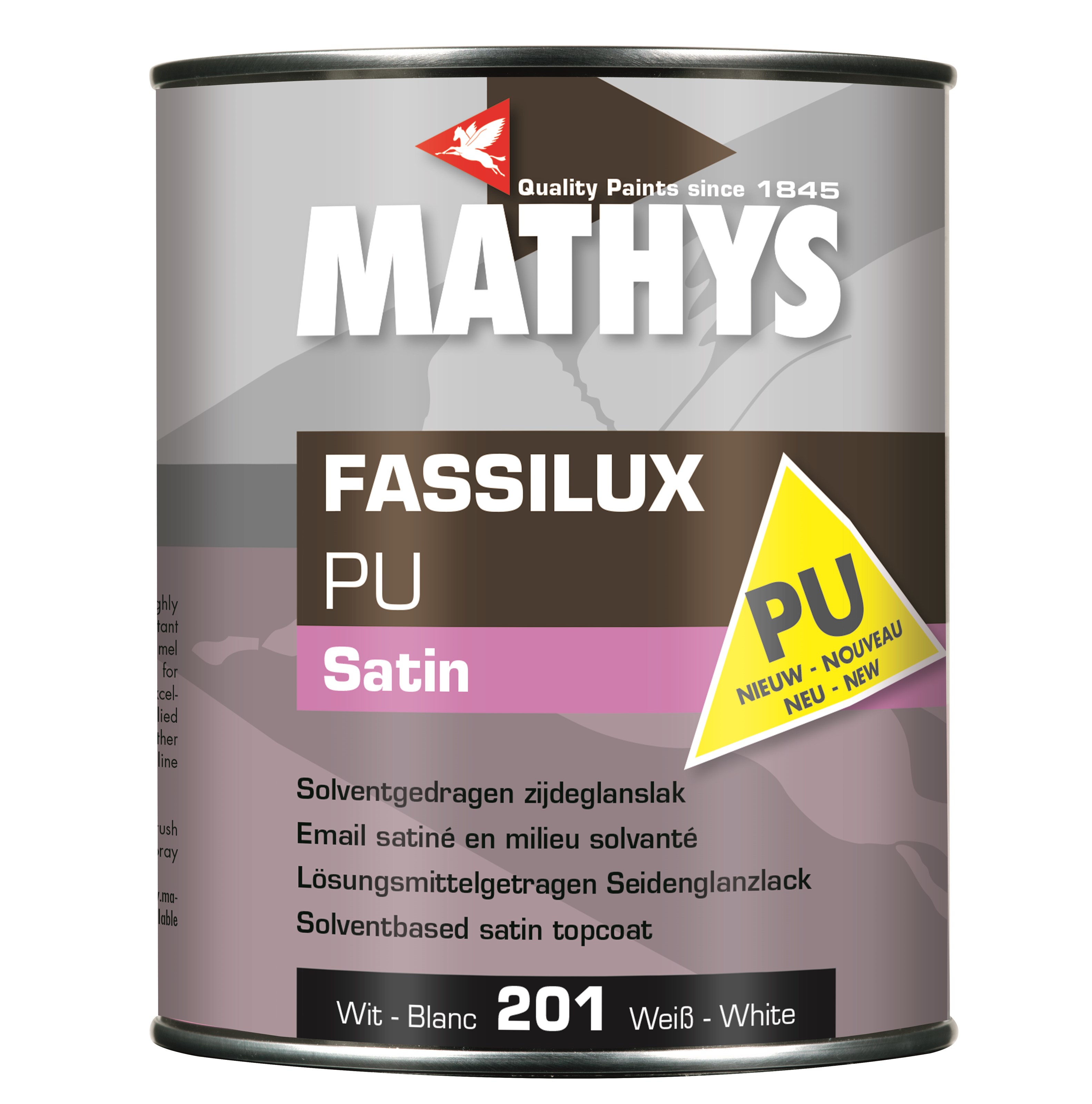 Fassilux PU Satin wit
