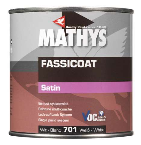 Fassicoat Satin wit